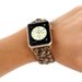 Curea iUni compatibila cu Apple Watch 1/2/3/4/5/6/7, 42mm, Elastic Paracord, Rugged Nylon Rope, Brow